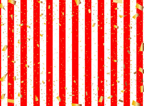 金箔紅白背景stock Vector Adobe Stock