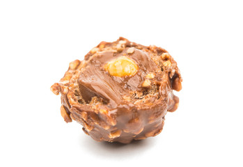 chocolate truffle with nuts