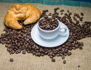 roasted coffee beans, can be used as a background
