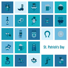Saint Patricks Day Icon Set