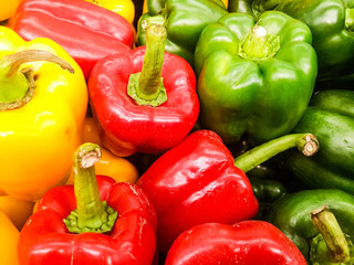 Colorful Pepper in the Market