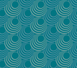 Geometric circle seamless pattern.
