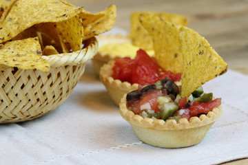 nachos appetizer beer