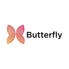 Butterfly Vector Template