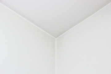 angle in the room on white background