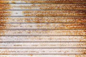 Rusty shutter door