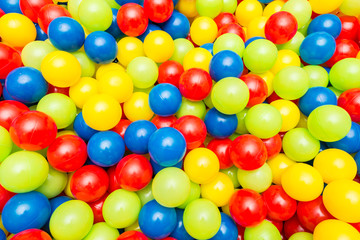 Fototapeta na wymiar Background of many colourful balls