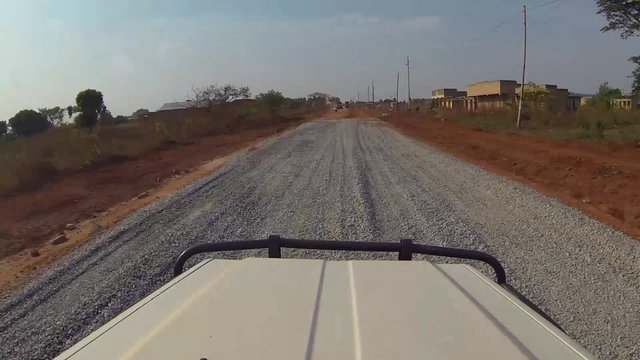 Construction on Road in Uganda Timelapse