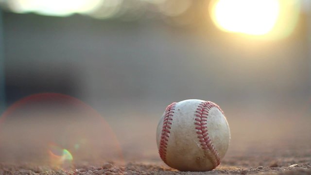 Baseball in the Dirt Rack Focus