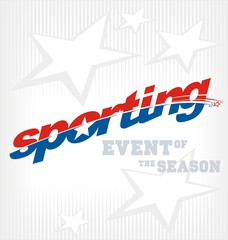 sport text logo vector