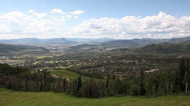 Steamboast Springs Colorado Wide Dolly Shot