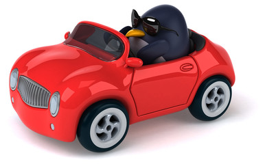 Obraz premium Fun penguin