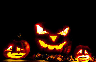 Halloween pumpkin Jack O' Lantern