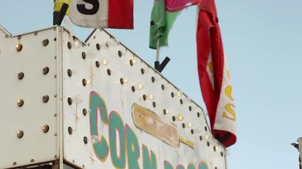 Corn Dogs Booth Sign at Fair