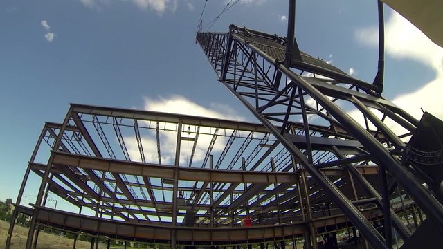 Time Lapse Shot on Construction Site