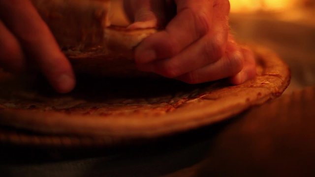 Breaking Bread for Communion Tight Shot