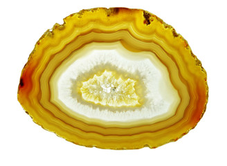 agate with chalcedony geological crystal