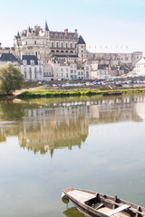 Fototapeta na wymiar Le château renaissance d'Amboise, Indre et Loire, Pays de Loire, france