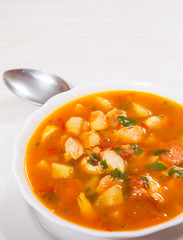 chicken soup with vegetables