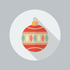 Christmas Ball Flat Icon