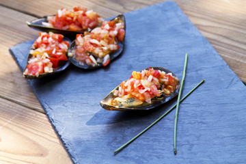 msussels vinaigrette