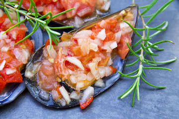msussels vinaigrette