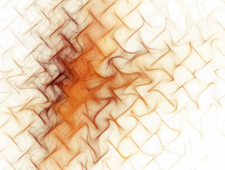 Abstract image of an orange texture , metal mesh , waves