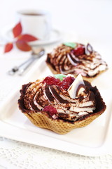 Two Pastry cream