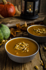 Halloween pumpkin soup