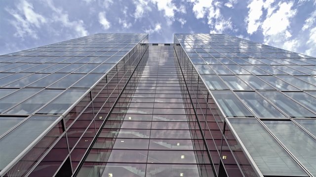 Skyscraper time lapse in Cologne, Germany