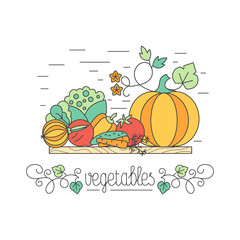 Autumn vegetables