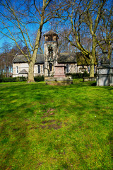 in cemetery  england europe old construction and    history