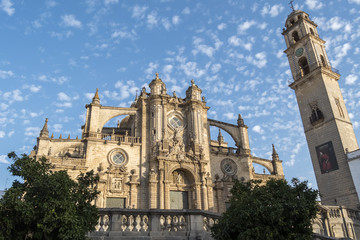 Fototapeta na wymiar Jerez de la frontera Cathedral, Spain