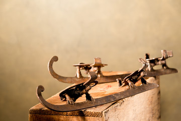 old ice-skates