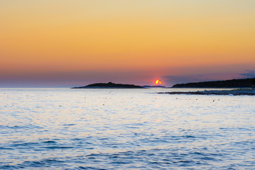 Sonnenuntergang in Bale