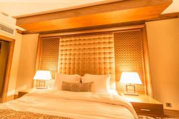 Hotel room with modern interior