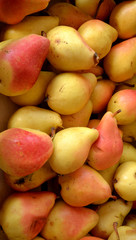 Naklejka na ściany i meble ripe pears for sale