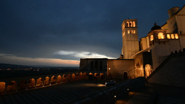 Basilica of St.Francis in Assisi, Umbria, Italy