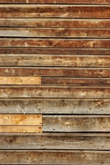 Weathered Old Natural Wood Siding Panel With Hanwritten Vandal S