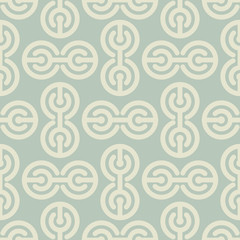 Abstract circles pattern. Geometric vector ornament. Retro fabri