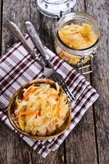 Salad of sauerkraut