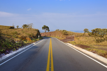 Open Road to Moeda - Minas Gerais, Brazil