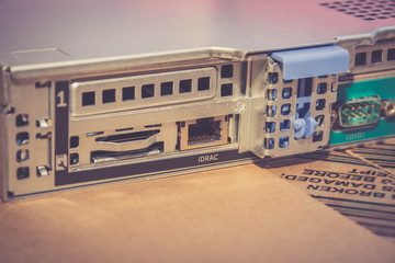 iDRAC Firewall port of rack server retro stlye