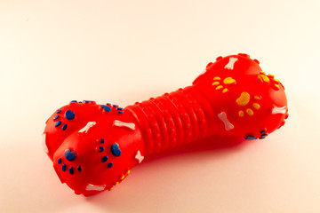Red puppy toy