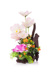 Plastic flower for decoration