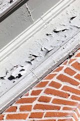peeling paint & brick