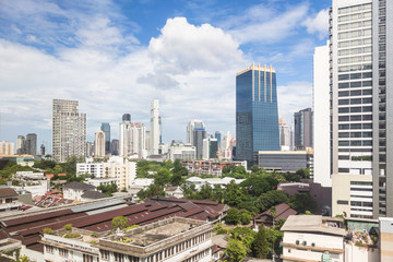 Fototapeta na wymiar Bangkok modern skyline