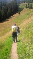 Obraz premium Escursionisti