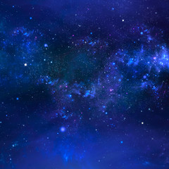 starry night sky, space