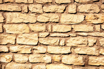 Brown stone wall